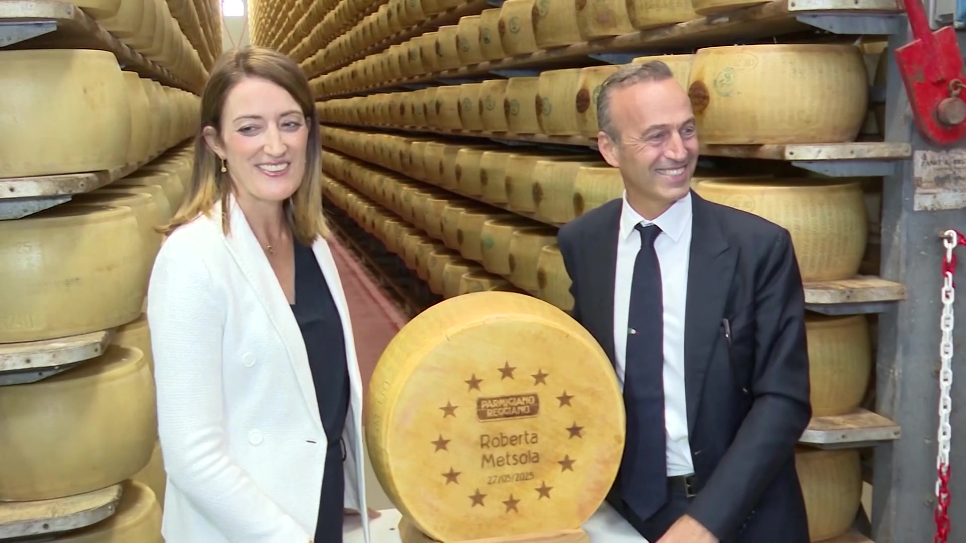 Official visit by Roberta METSOLA, EP President to Italy - Visit to a cheese factory in Lesignana: extracts from the visit and the press statement
